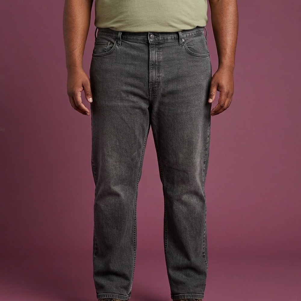 Levi's Jeans Men's‎ 42x32 Black Straight Fit Classic Denim